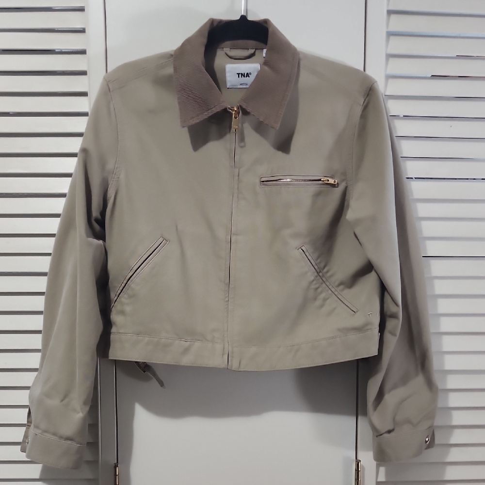 TNA Barkley Lightweight Workwear Jacket - Tan Khaki